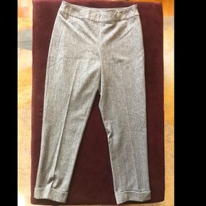 Nic + Zoe Heather Grey Cuffed Pant Size 8